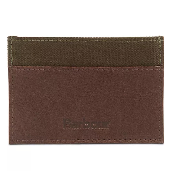 Barbour Card Holder in Brown - Picture 1 of 3